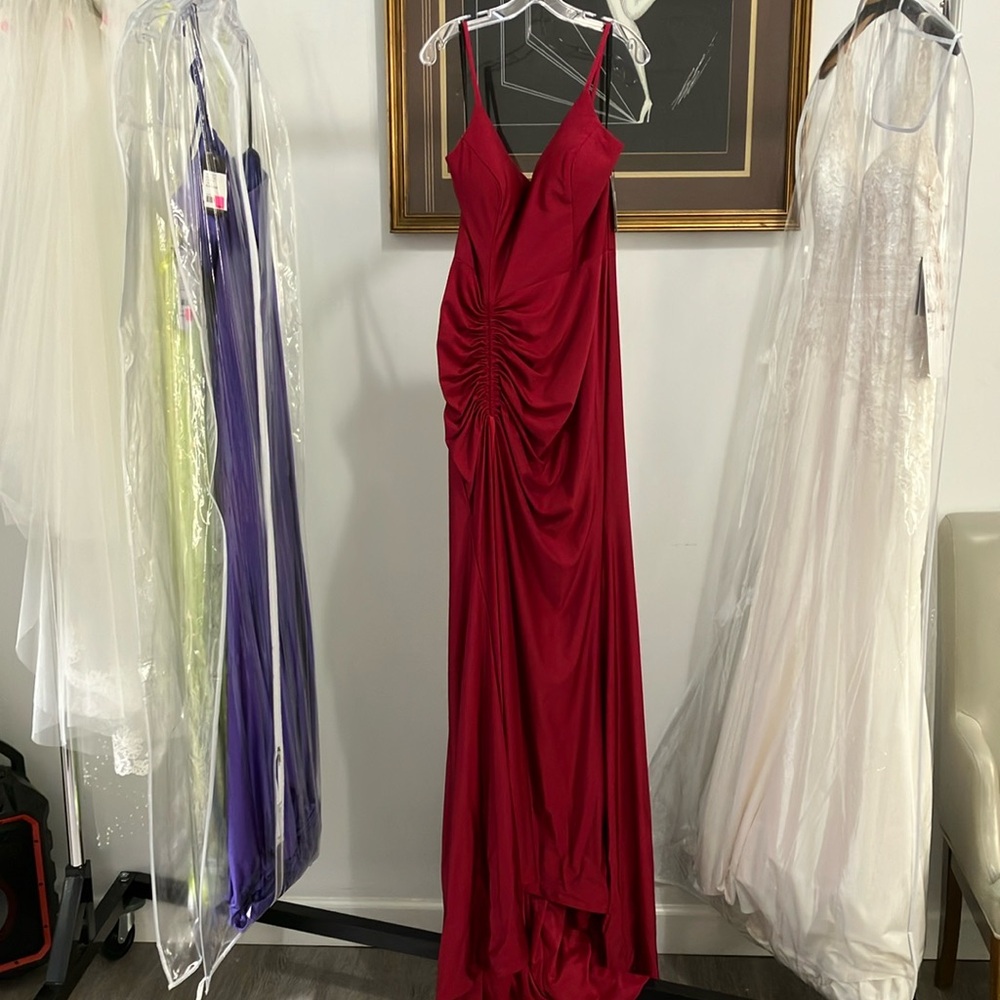 Elegant Red Evening Gown